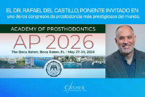 El Dr. Rafael del Castillo, de Casher Clínica Dental en Alicante, ponencia congresos de prostodoncia 